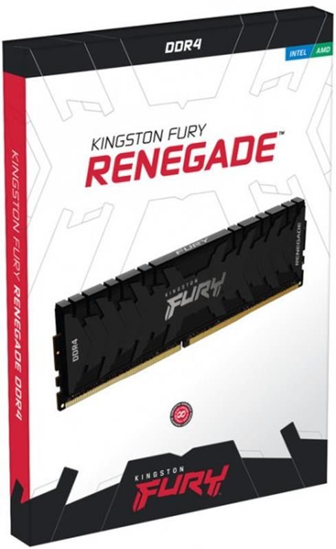 Модуль пам`яті DDR4 32GB/3600 Kingston Fury Renegade Black (KF436C18RB/32)