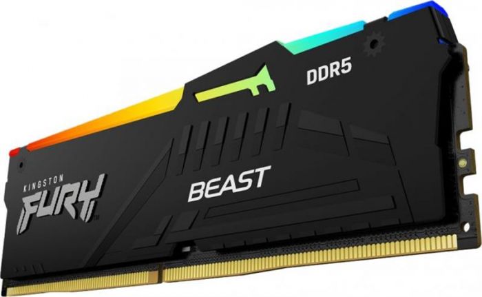 Модуль пам`яті DDR5 2x16GB/6000 Kingston Fury Beast RGB Black (KF560C36BBEAK2-32)