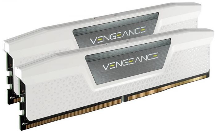 Модуль пам`ятi DDR5 2x32GB/5200 Corsair Vengeance White (CMK64GX5M2B5200C40W)