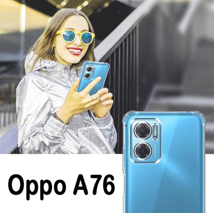 Чохол-накладка BeCover Anti-Shock для Oppo A76/A96 Clear (707887)