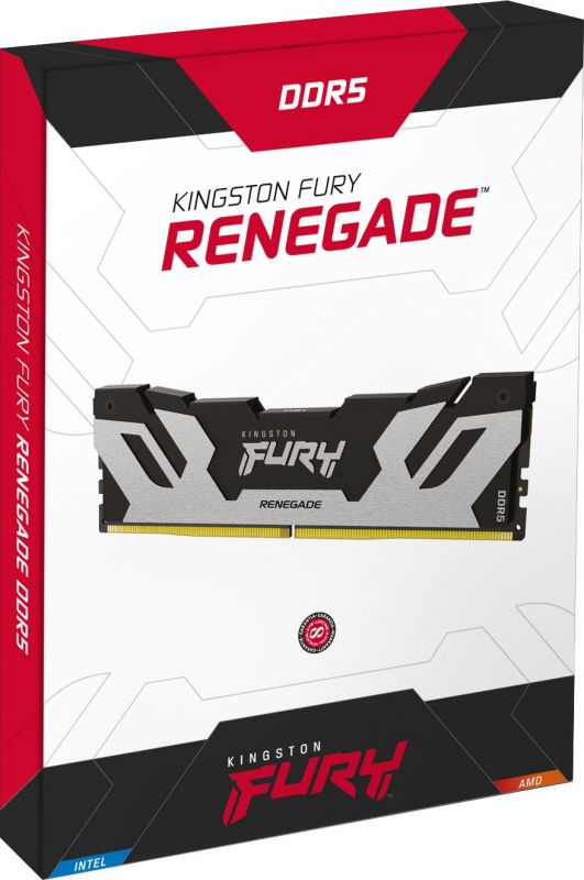 Модуль пам`яті DDR5 2x48GB/6400 Kingston Fury Renegade Silver (KF564C32RSK2-96)