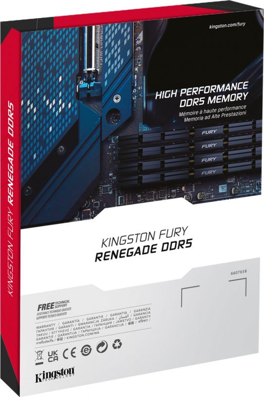 Модуль пам`яті DDR5 2x48GB/6000 Kingston Fury Renegade Silver (KF560C32RSK2-96)