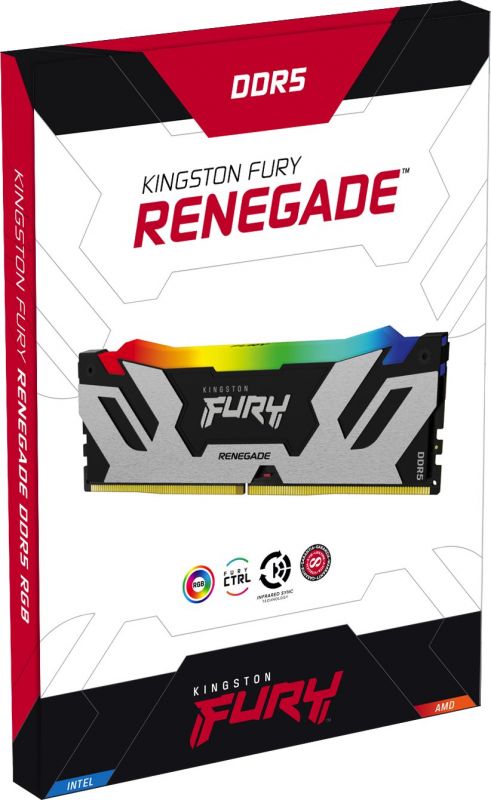 Модуль пам`яті DDR5 2x48GB/6400 Kingston Fury Renegade RGB (KF564C32RSAK2-96)