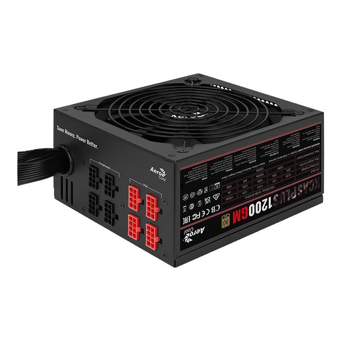 Блок живлення AeroCool KCAS Plus 1200GM (ACPG-KPK2FEC.12) 1200W