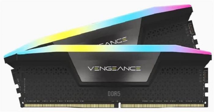 Модуль пам`ятi DDR5 2x16GB/5200 Corsair Vengeance RGB Black (CMH32GX5M2B5200C40)