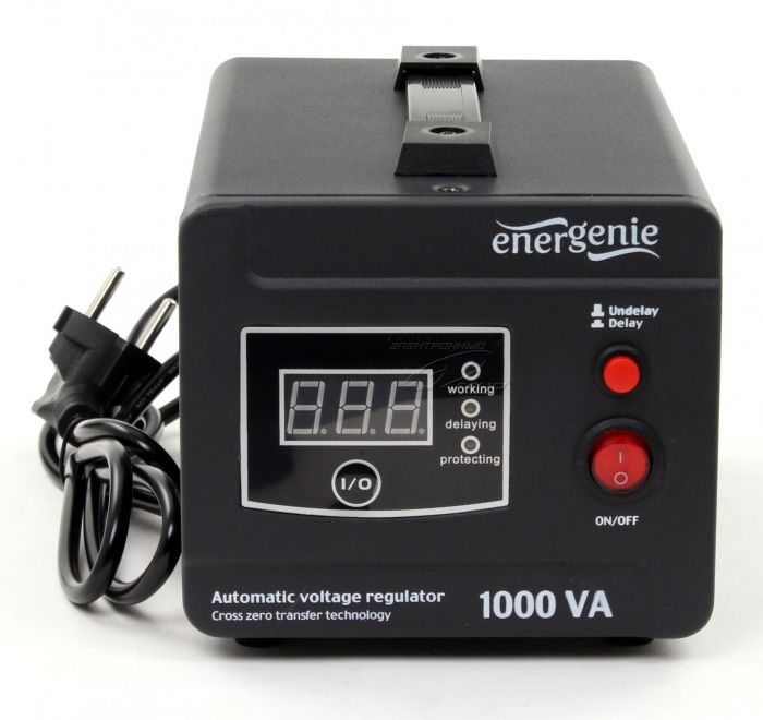 Стабілізатор EnerGenie EG-AVR-D1000-01 1000VA