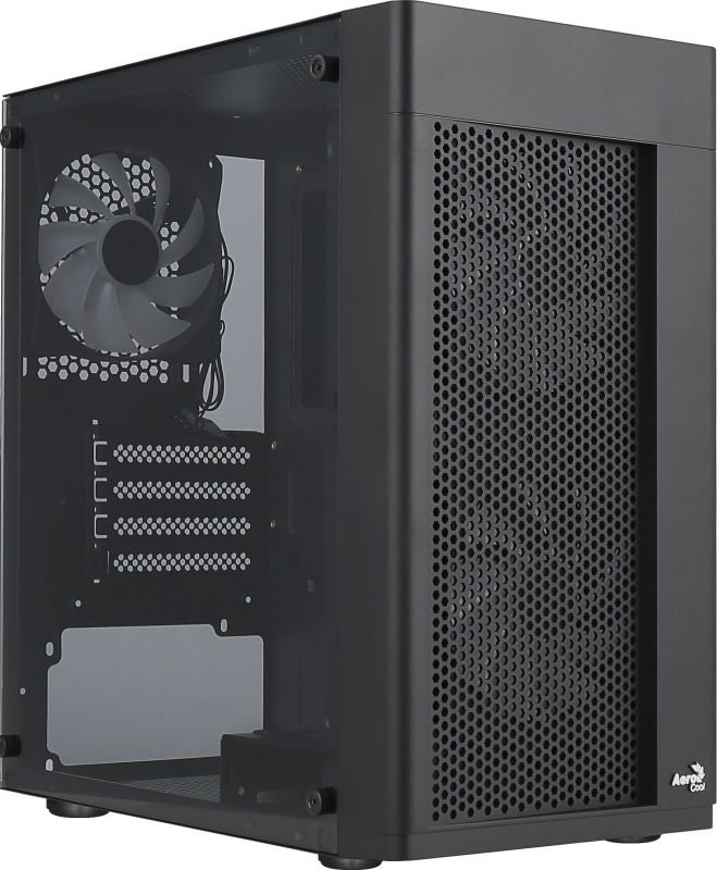 Корпус AeroCool Hexform-G-BK-v2 (ACCX-PV38002.11) Black + БЖ VX Plus 500 500W