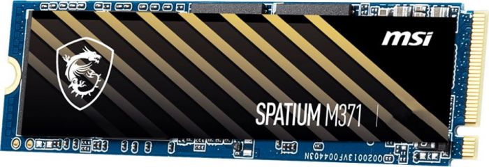 Накопичувач SSD 500GB MSI Spatium M371 M.2 2280 PCIe 3.0 x4 NVMe 3D NAND TLC (S78-440K160-P83)