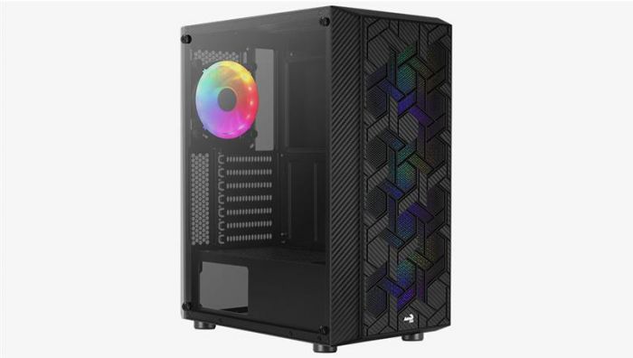 Корпус AeroCool Hive-G-BK-v2 (ACCM-PV27043.11) Black без БЖ