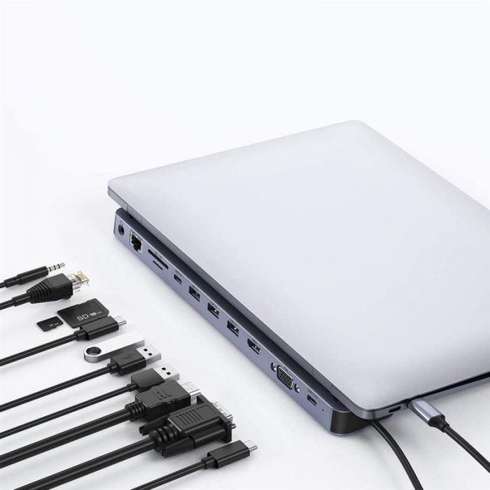 USB-хаб Choetech HUB-M20 USB Type-C 11-в-1 