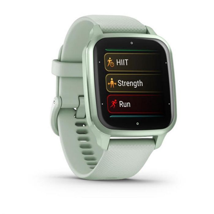 Смарт-годинник Garmin Venu Sq 2 Metallic Mint Aluminum Bezel with Cool Mint Case and Silicone Band (010-02701-82)