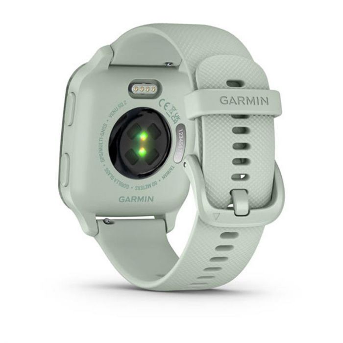 Смарт-годинник Garmin Venu Sq 2 Metallic Mint Aluminum Bezel with Cool Mint Case and Silicone Band (010-02701-82)