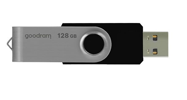 Флеш-накопичувач USB2.0 128GB GOODRAM UTS2 (Twister) Black (UTS2-1280K0R11)