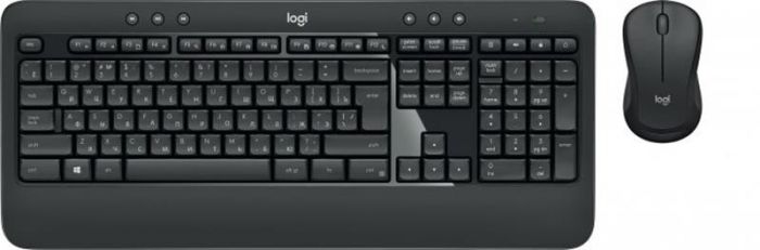 Комплект (клавіатура, мишка) бездротовий Logitech MK540 Black (920-008685)