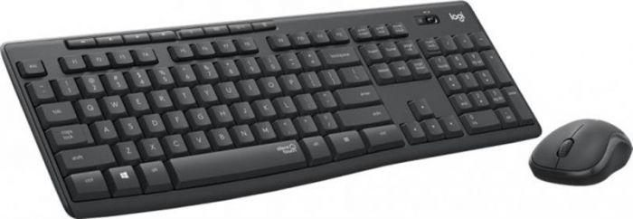 Комплект (клавiатура, миша) бездротовий Logitech MK295 Combo Black USB (920-009800)