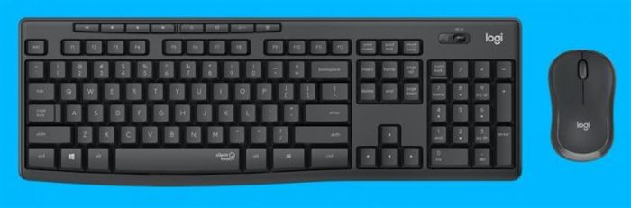 Комплект (клавiатура, миша) бездротовий Logitech MK295 Combo Black (920-009800)