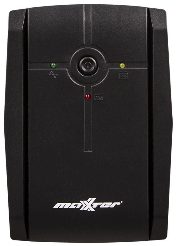 Джерело безребійного живлення Maxxter MX-UPS-B850-02 850VA, AVR, 2xShuko