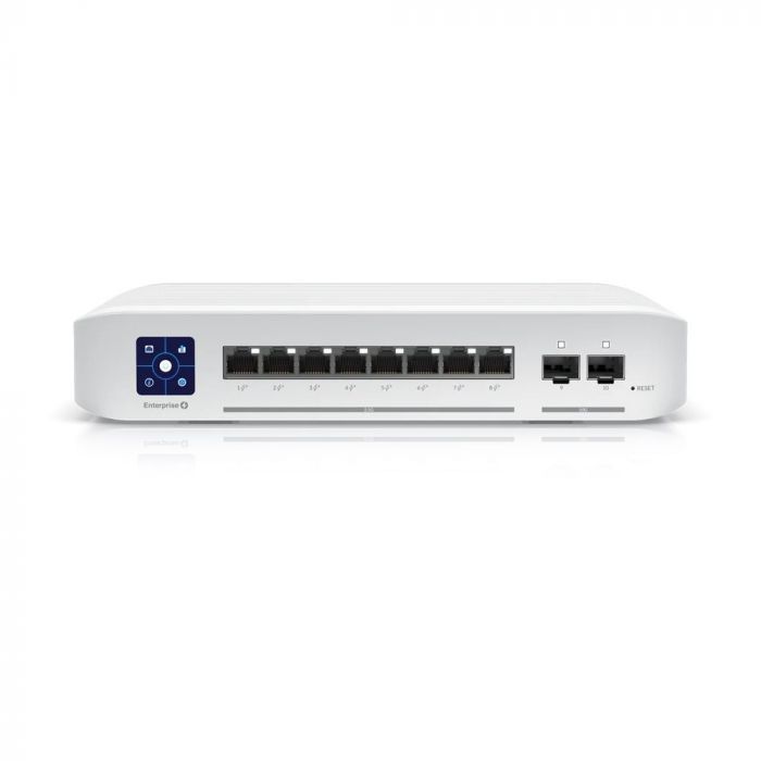 Комутатор Ubiquiti UniFi USW-Enterprise-8-PoE (8x2.5GE PoE+,2xSFP+, max PoE 120W, L3)