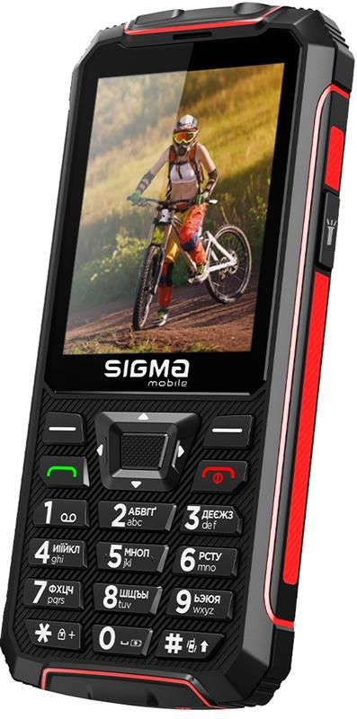 Мобільний телефон Sigma mobile X-treme PR68 Dual Sim Black/Red (4827798122129)_