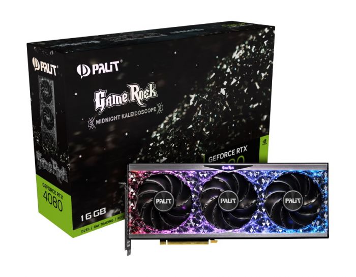 Відеокарта GF RTX 4080 16GB GDDR6X GameRock Palit (NED4080019T2-1030G)