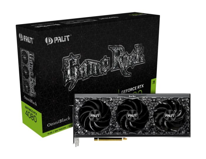 Відеокарта GF RTX 4080 16GB GDDR6X GameRock OmniBlack Palit (NED4080019T2-1030Q)