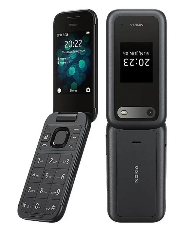 Мобільний телефон Nokia 2660 Flip Dual Sim Black