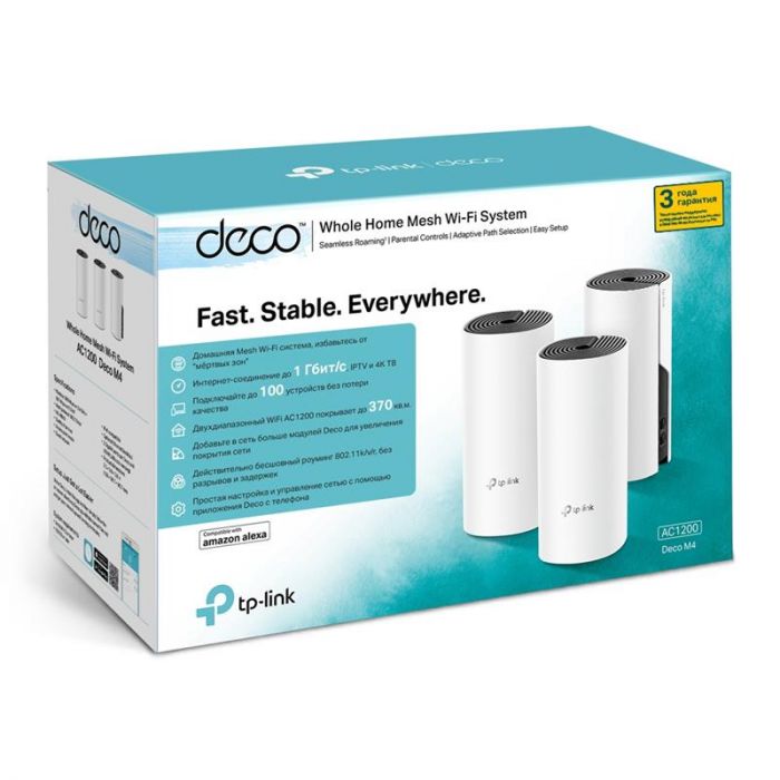 WiFi Mesh система TP-Link DECO M4 3-pack 