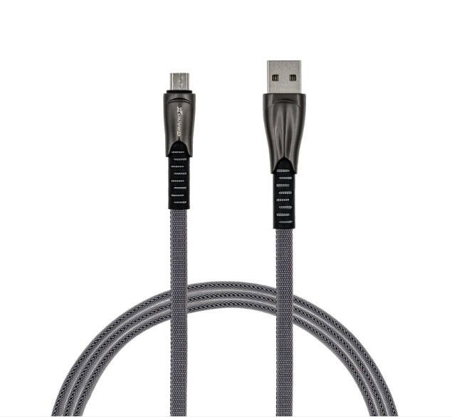 Кабель Grand-X USB - micro USB (M/M), 2 A, 1 м, Grey (FM09)