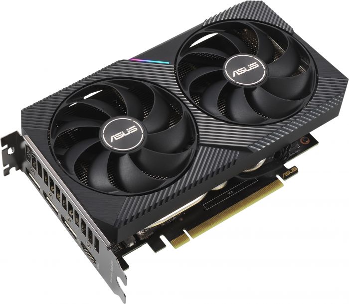 Відеокарта GF RTX 3060 12GB GDDR6 Dual OC V2 Asus (DUAL-RTX3060-O12G-V2) (LHR)