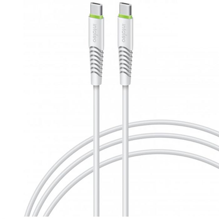 Кабель Intaleo CBFLEXTT1 USB Type-C - USB Type-C (M/M), 1.2 м, White (1283126501296)