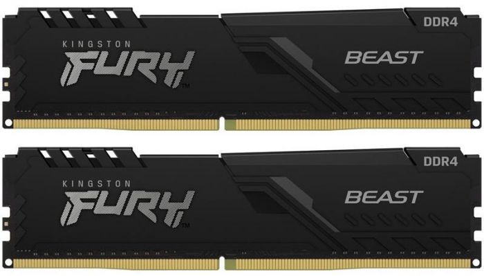 Модуль пам`ятi DDR4 2x16GB/3200 Kingston Fury Beast Black (KF432C16BB1K2/32)