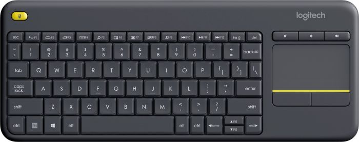 Клавіатура бездротова Logitech K400 Plus Black (920-007145)