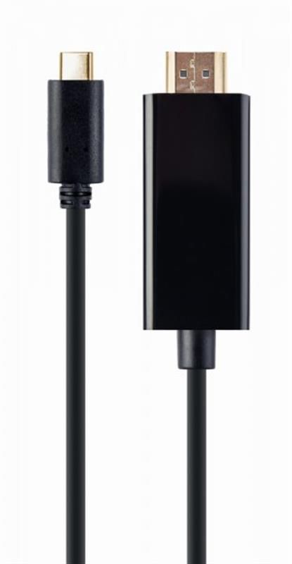 Кабель Cablexpert USB Type-C - HDMI (M/M), 2 м, чорний (A-CM-HDMIM-01) 