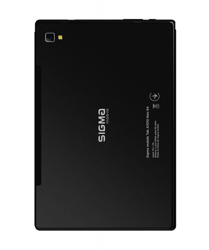 Планшет Sigma mobile Tab A1010 Neo 4/64GB 4G Dual Sim Black+чохол-книжка