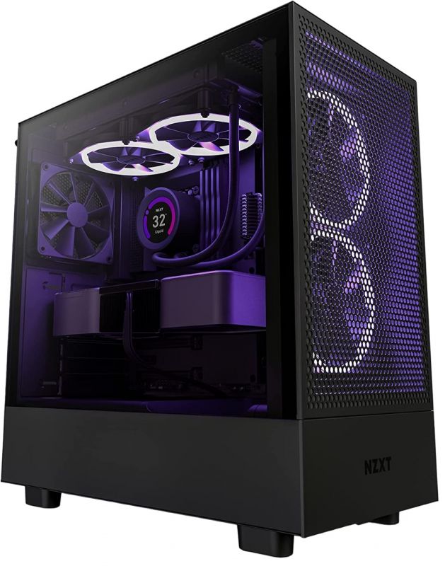 Корпус NZXT H5 Flow Black (CC-H51FB-01) без БЖ