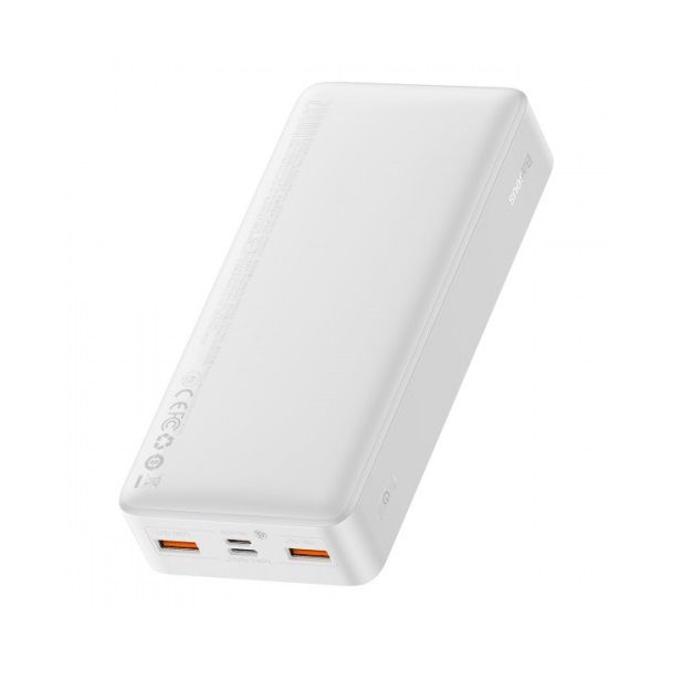 Універсальна мобільна батарея Baseus Bipow 20000mAh, 20W, White (PPBD20K/29492)