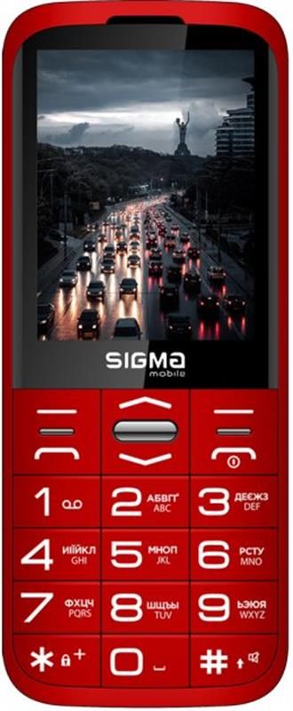 Мобільний телефон Sigma mobile Comfort 50 Grace Dual Sim Red