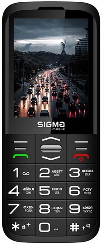 Мобільний телефон Sigma mobile Comfort 50 Grace Dual Sim Black