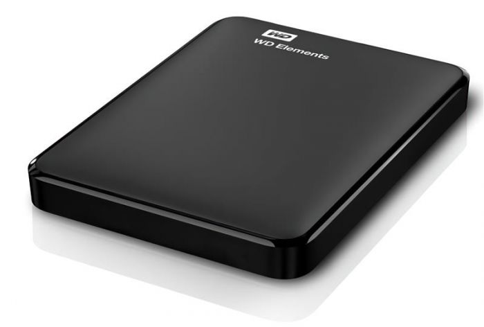 Зовнішній жорсткий диск 2.5" USB 1.0TB WD Elements Black (WDBUZG0010BBK-WESN)