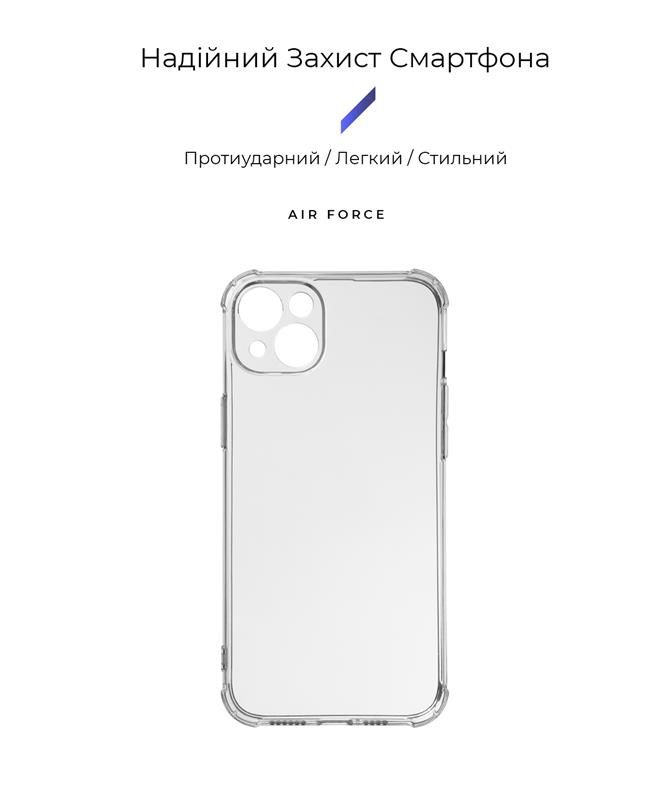 Чохол-накладка Armorstandart Air Force для Apple iPhone 14 Plus Camera cover Transparent (ARM65247)