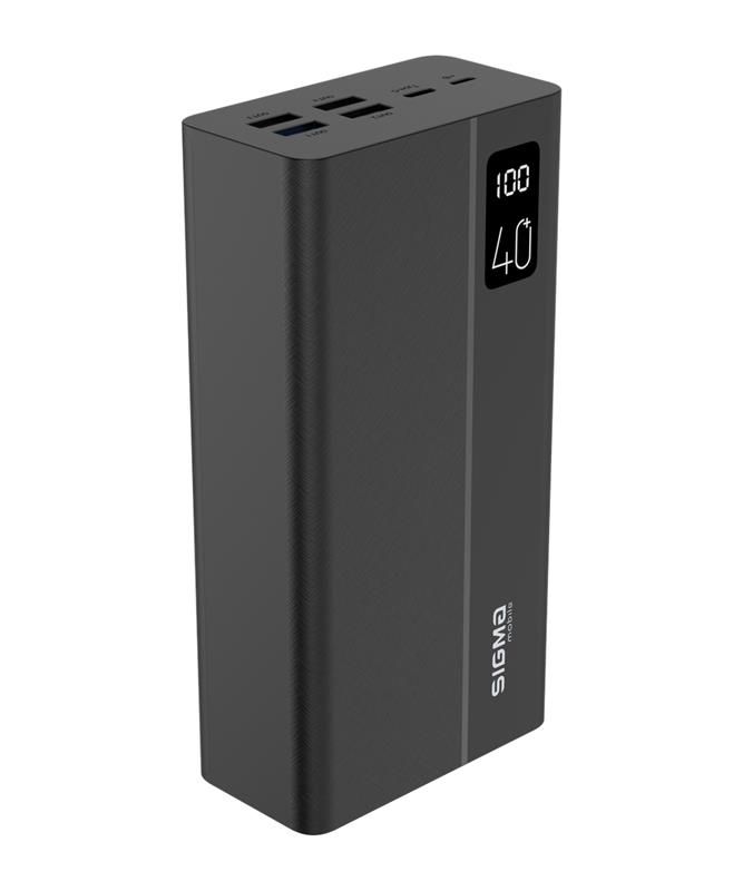 Універсальна мобільна батарея Sigma X-power SI40A3QL 40000mAh Black (4827798424117)