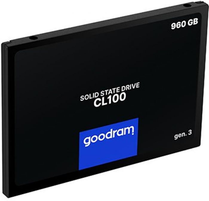 Накопичувач SSD 960GB Goodram CL100 GEN.3 2.5" SATAIII 3D TLC (SSDPR-CL100-960-G3)