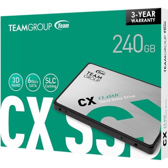 Накопичувач SSD  240GB Team CX1 2.5" SATAIII 3D TLC(T253X5240G0C101)