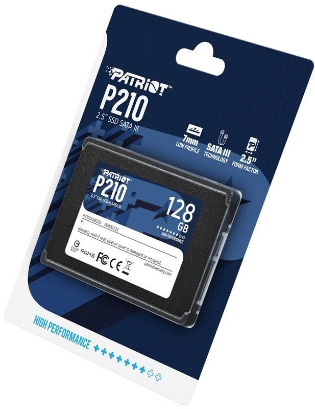 Накопичувач SSD 128GB Patriot P210 2.5" SATAIII TLC (P210S128G25)