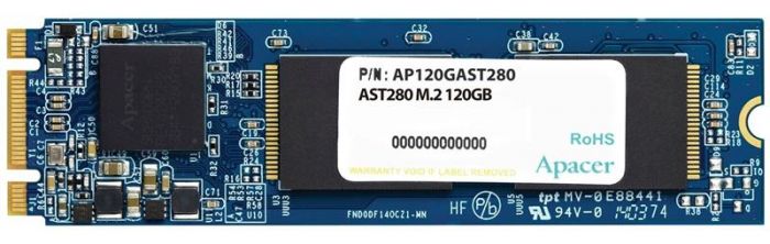 Накопичувач SSD  120GB Apacer AST280 M.2 SATAIII TLC (AP120GAST280-1)