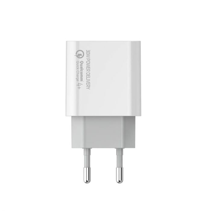 Мережевий зарядний пристрій ColorWay Power Delivery Port PPS USB Type-C (30W) White (CW-CHS038PD-WT)