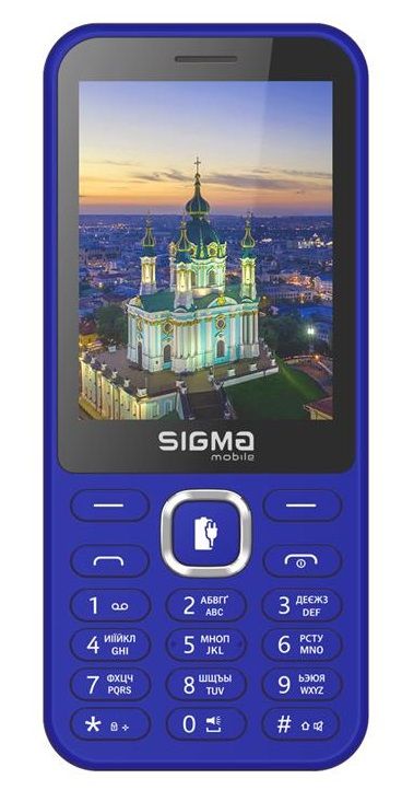 Мобiльний телефон Sigma mobile X-style 31 Power Type-C Dual Sim Blue