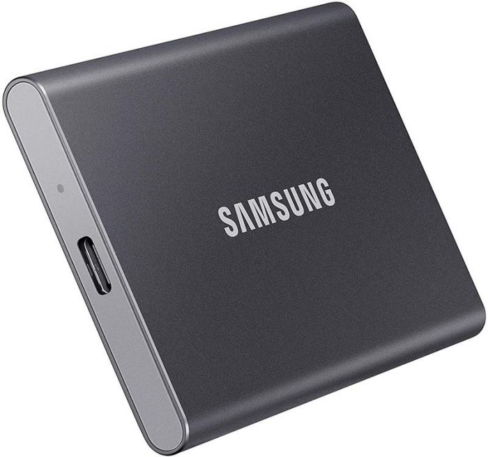 Накопичувач зовнішній SSD 2.5" USB  500GB Samsung T7 Titan Gray (MU-PC500T/WW)