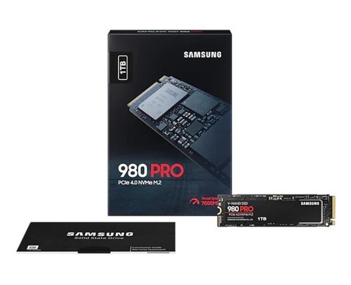 Накопичувач SSD  1ТB Samsung 980 PRO M.2 2280 PCIe 4.0 x4 NVMe V-NAND MLC (MZ-V8P1T0BW)