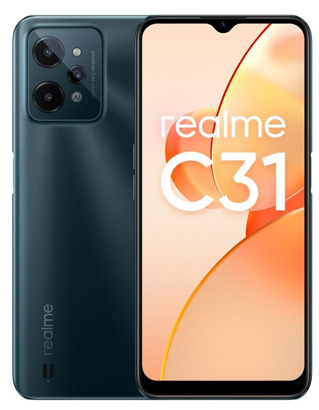 Смартфон Realme C31 3/32GB Dual Sim Dark Green EU_